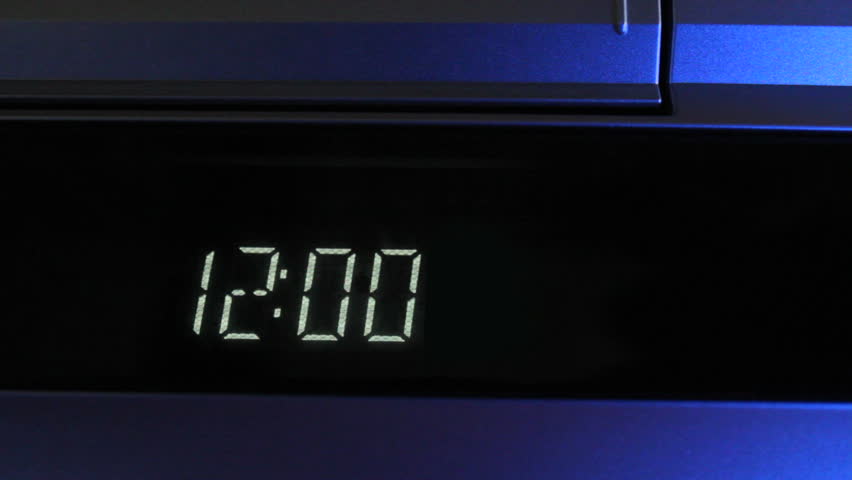 Digital Time Blinking 12 00 Stock Footage Video 100 Royalty Free 2819776 Shutterstock