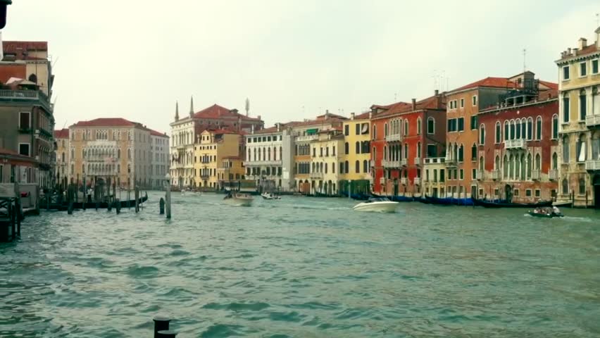 View of the canal in Venice