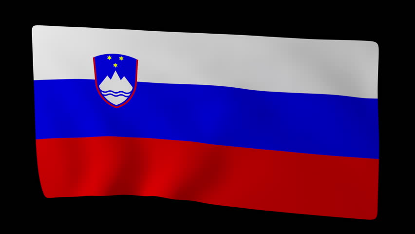 Slovenian Flag Close Up