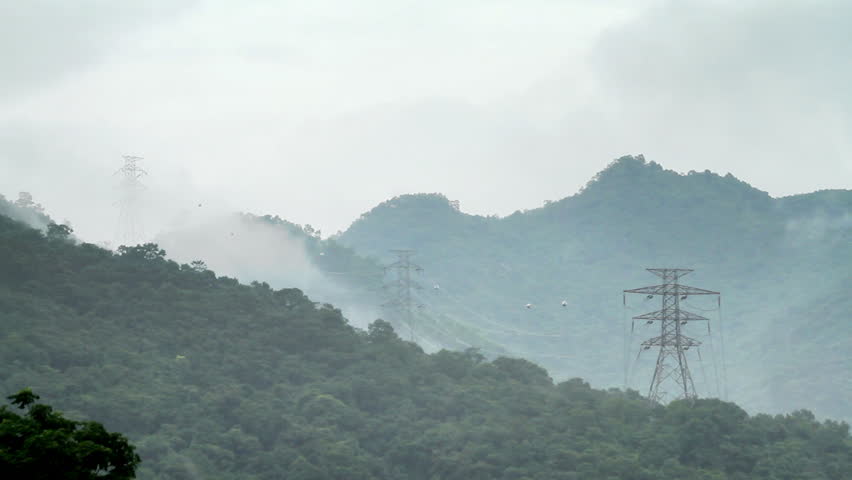 Power transmission supply grids after the Rain