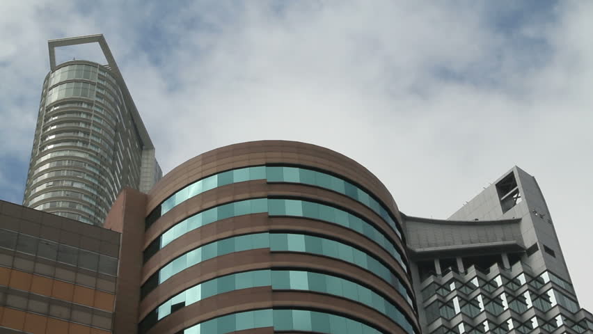 HONG KONG - NOVEMBER 14: Time lapse of Office Building. shot on November 14,