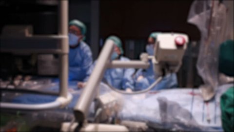 Team medical open heart surgery for coronary surgery