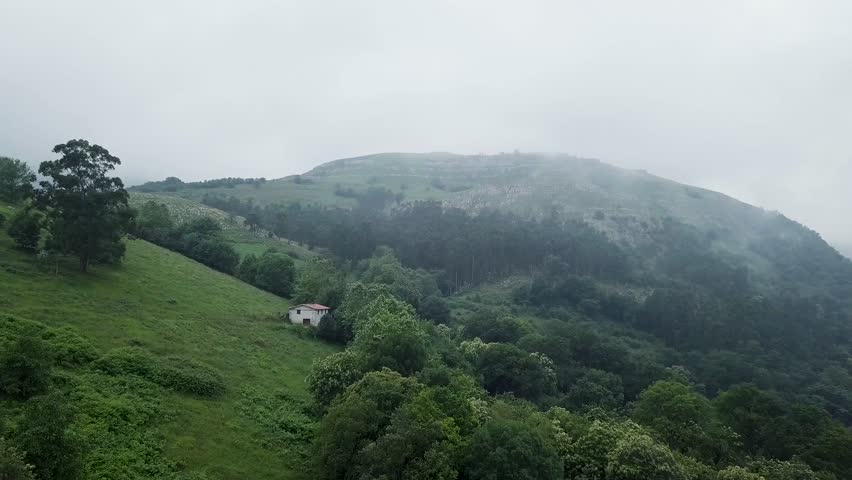 Aerial Countryside Hills