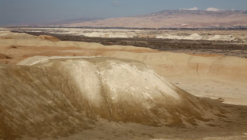 The Jordan Valley and river near the Dead Sea, Israel,South of the valley
