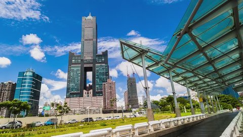 KAOHSIUNG, TAIWAN, 11 MAY 2017: Southern located in Taiwan, is a port city, has developed rapidly in recent years, many foreign visitors have come to play and 11 MAY 2017 in Kaohsiung.