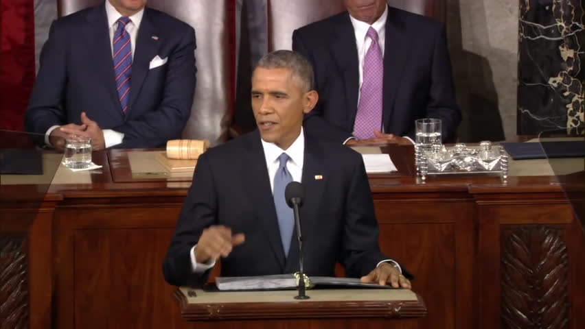 2010s: Barack Obama speaks about climate change before Congress at the State Of The Union address.