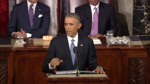 2010s: Barack Obama speaks about climate change before Congress at the State Of The Union address.