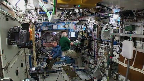 2010s: Weightlessness and astronauts inside the International Space Station.