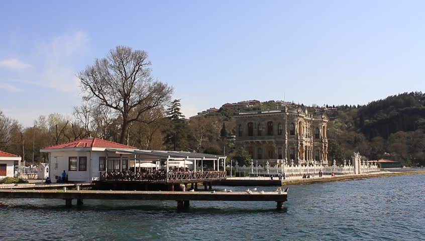 Kucuksu Pavilion built by Sultan Abdulmecit in 19th century. Istanbul, Turkey
