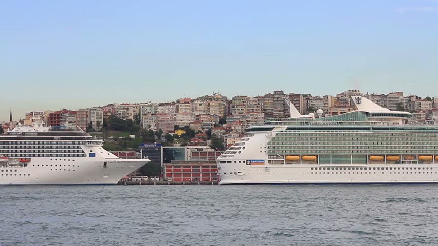 ISTANBUL - MAY 23: Cruise ship Costa Mediterranea docked in port on May 23, 2012