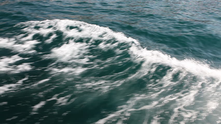 Wake from the boat | Shutterstock HD Video #2833294