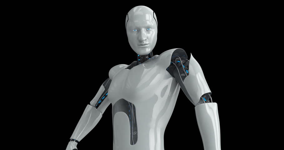 male humanoid robot
