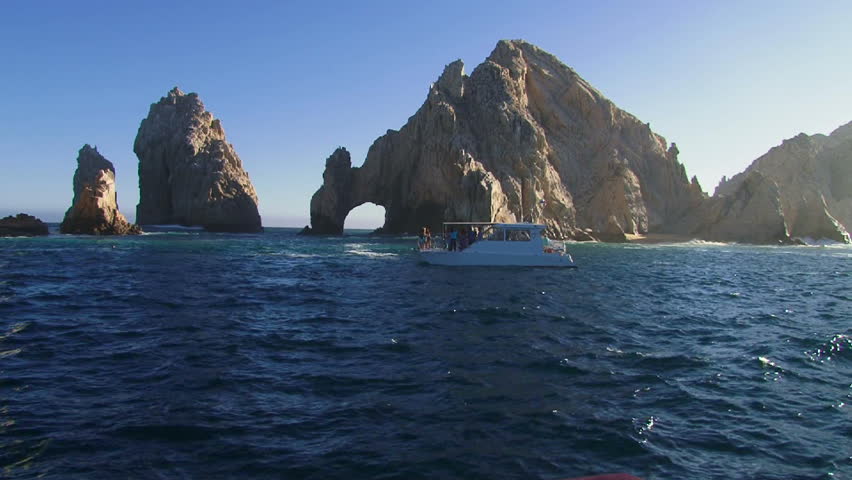 Cabo San Lucas, Mexico boat out by The Arch at Land's End.