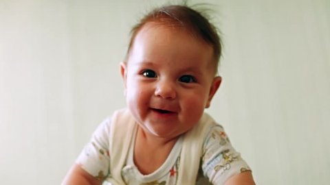 Adorable Little Happy Laughing Baby Video De Stock 100 Libre De Droit 2967 Shutterstock