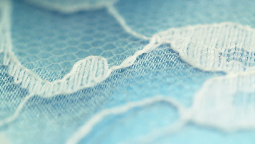blue cloth background rotated closeup