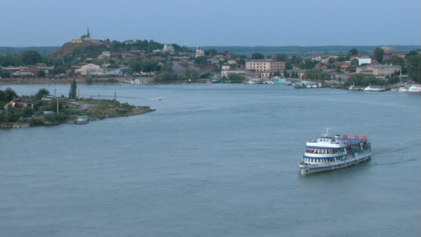 Cruise ship on the Danube...(Tulcea city)