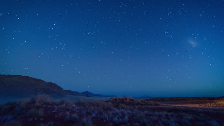 Time lapse of night sky in Namibia | Shutterstock HD Video #28404211