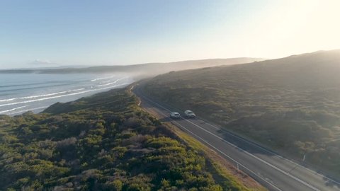Australias Great Ocean Road and southern ocean