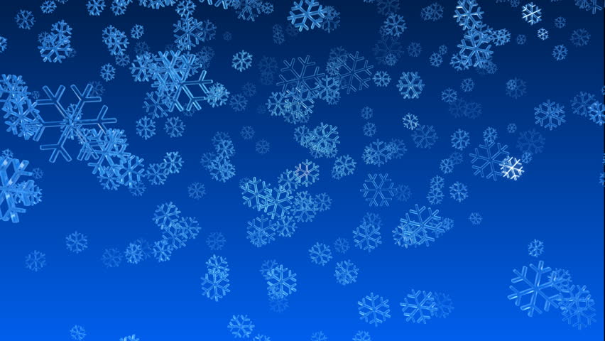 christmas snowflakes on blue background with alfa matte