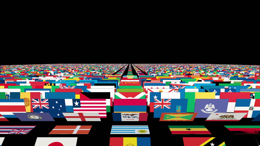 Flags of the World Carpet Animation, Alpha
