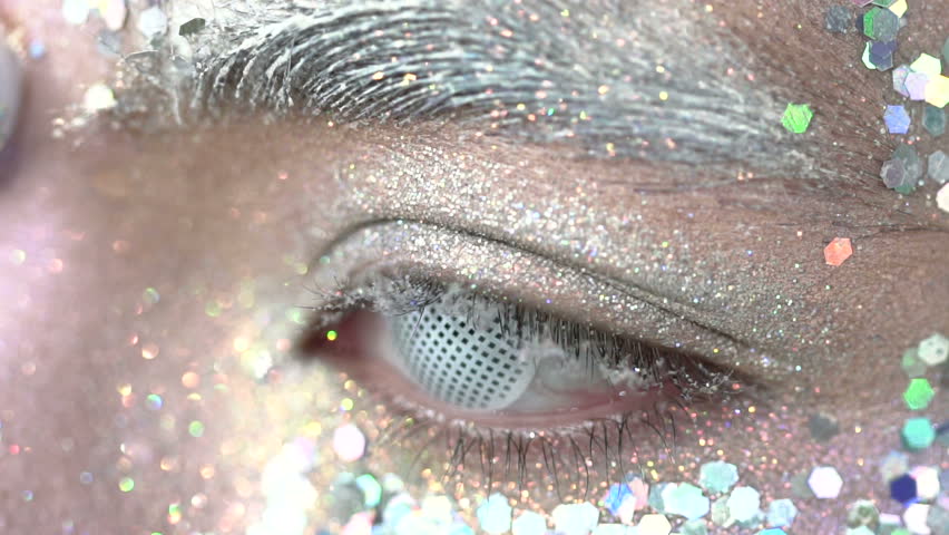 glitter eyeshadow white