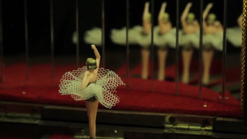 Music Box with Ballerina Stockvideoklipp (helt royaltyfria) 2845207 Shutterstock