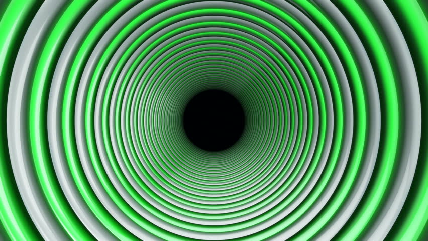 Abstract Background Animated Hypnotic Tunnel Colorful Stock Footage