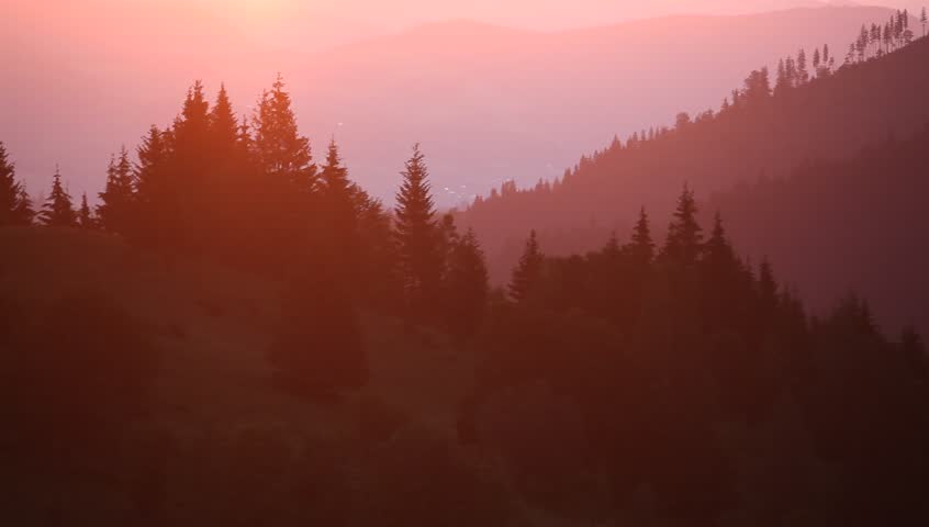 Sunrise over Smoky Mountains, Tennessee, USA