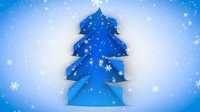 Christmas tree from curled corner paper - Powered by Shutterstock - Get 15% off with code: PIKWIZARD15
