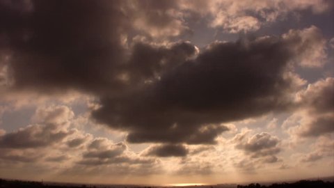 Time Lapse Sunset Clouds