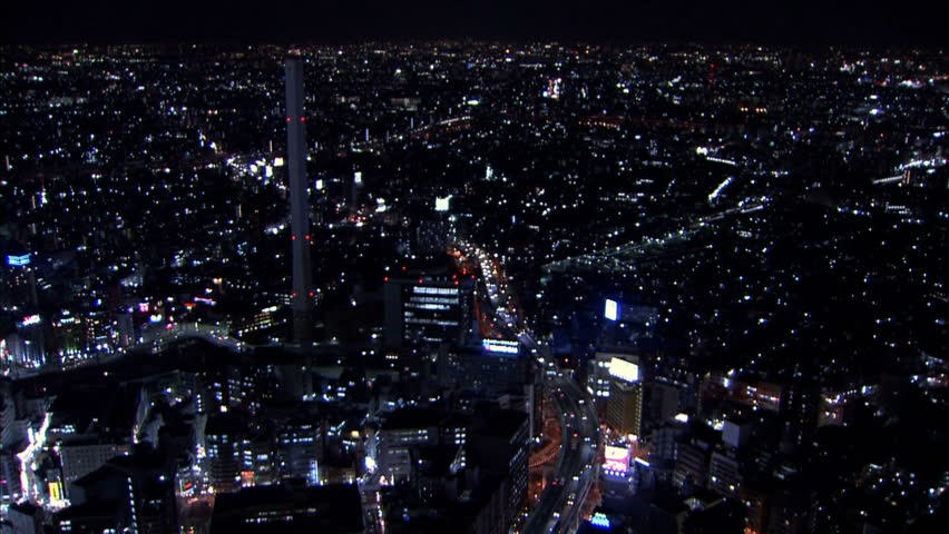 Night view of Tokyo | Shutterstock HD Video #2848843
