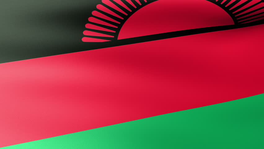 Malawi Flag Waving