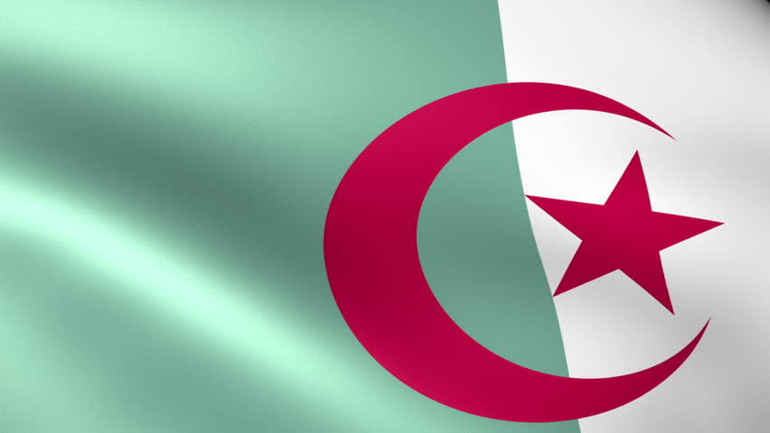 Algeria Flag Waving