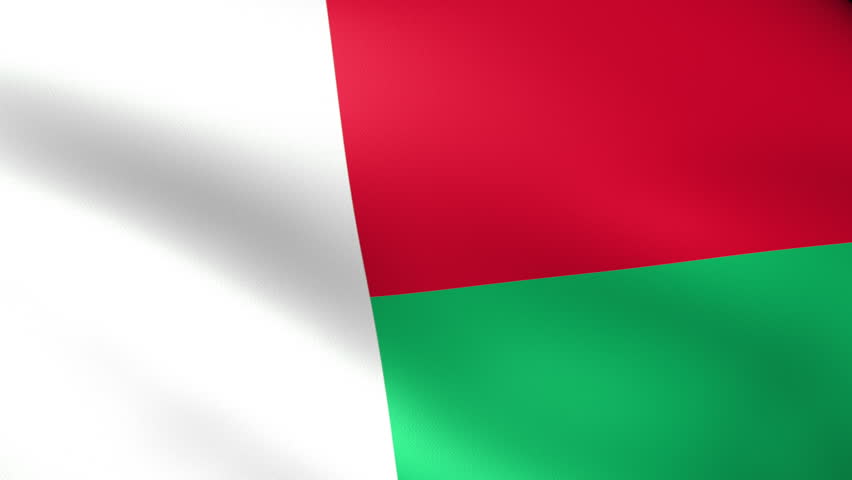 Madagascar Flag Waving