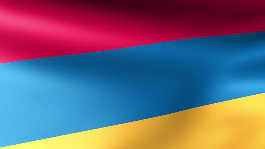 Armenia Flag Waving