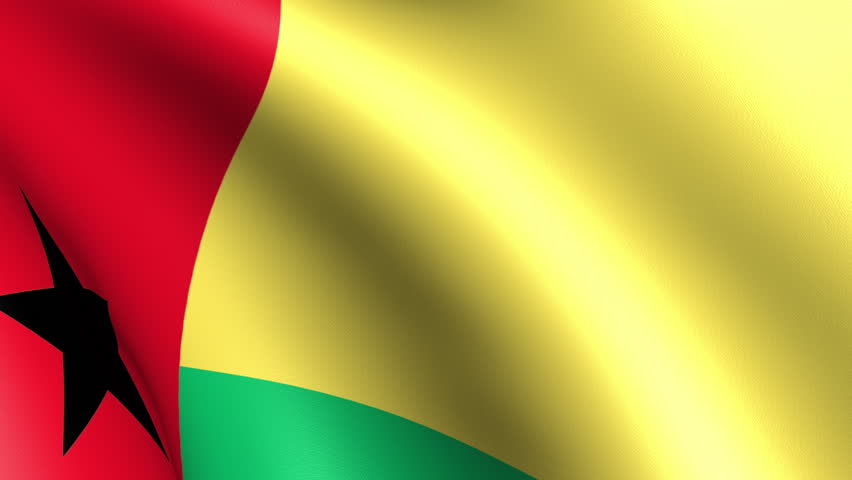 Guinea-Bissau Flag Waving