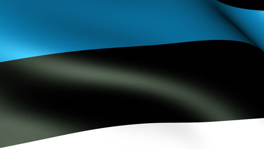 Estonia Flag Waving