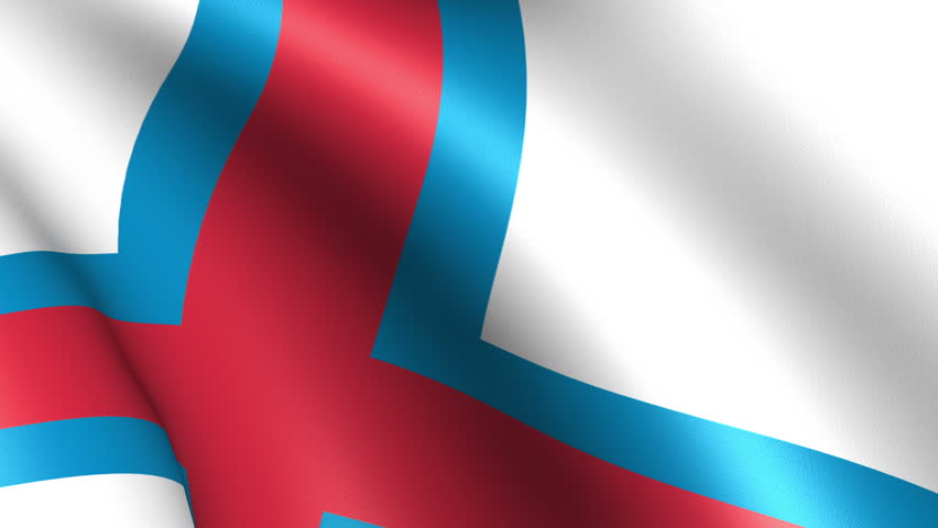 Faroe Islands Flag Waving