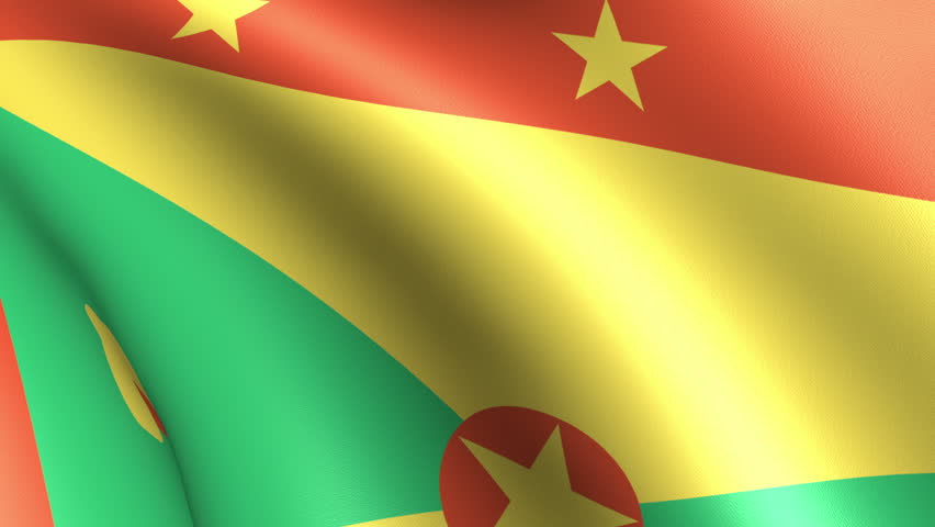 Grenada Flag Waving
