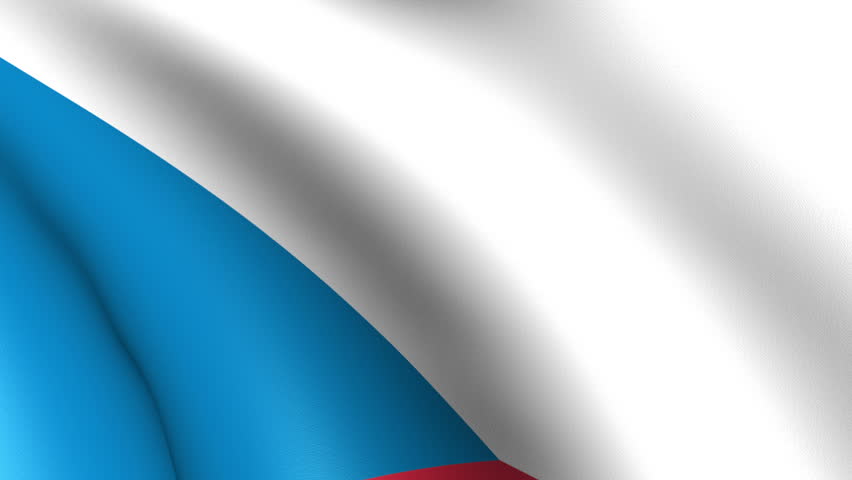 Czech Flag Waving