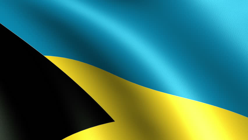 Bahamas Flag Waving