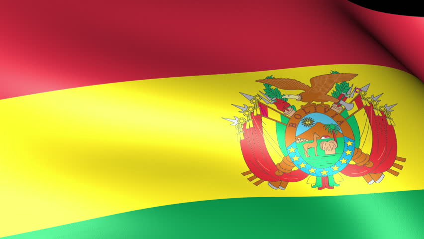 Bolivia Flag Waving