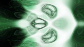 Video Background 1209: Abstract green light patterns ripple and flow (Loop).
