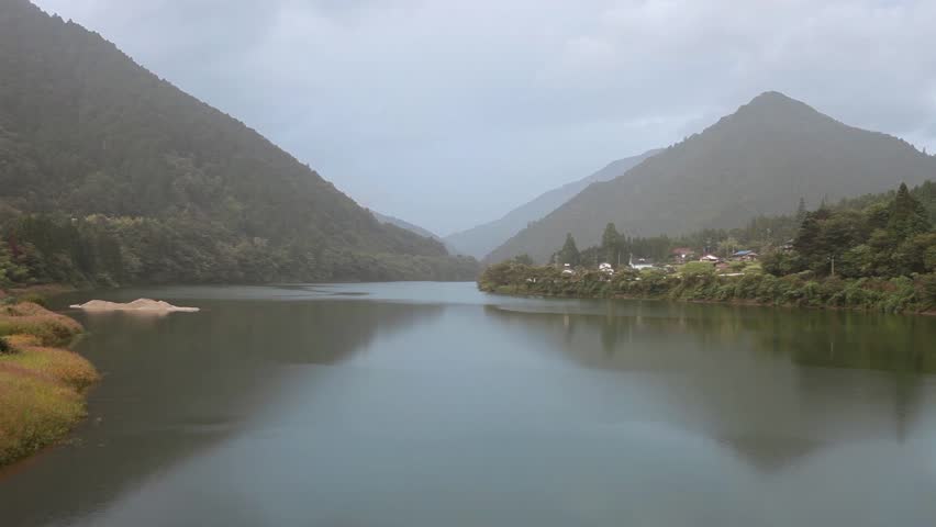 Kiso River in the morning
