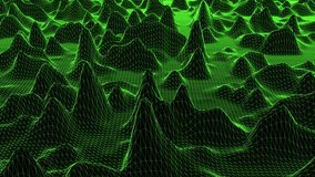Waves wireframe abstract background looped animation 4
Full HD 1920X1080 resolution 
30 fps
Looped animation