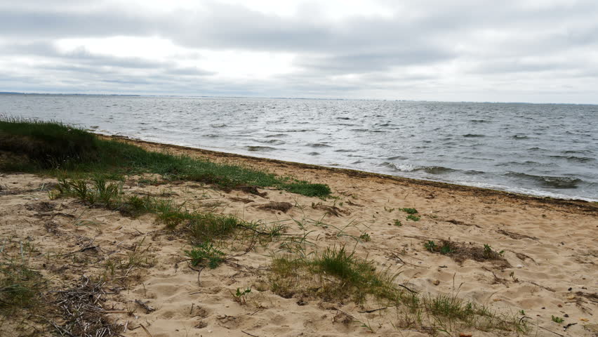 beach ringkøbing fjord denmark 4k resolution Stock Footage Video (100% ...