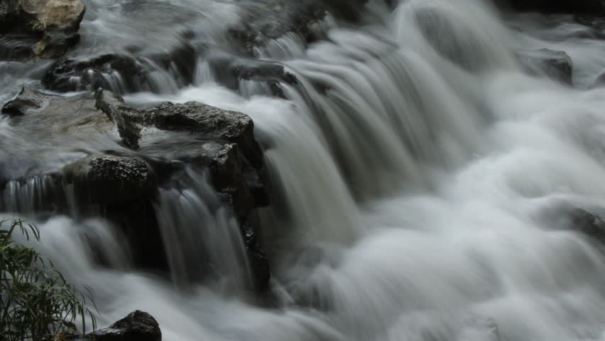 Detail of a waterfall