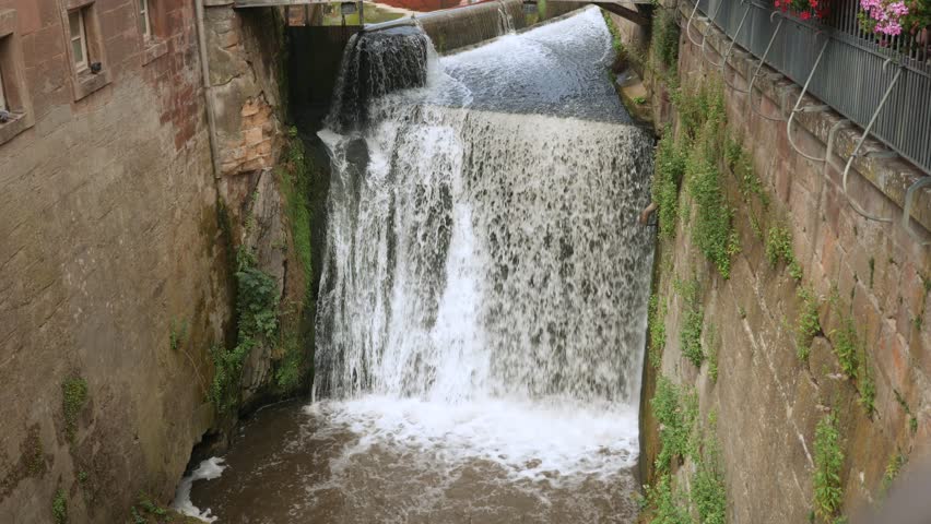 Waterfall in Saarburg / Germany, July 7th, 2017