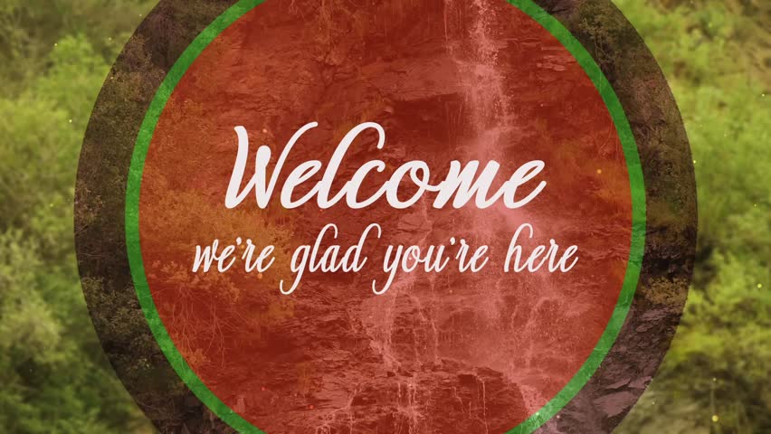 free church welcome motion background