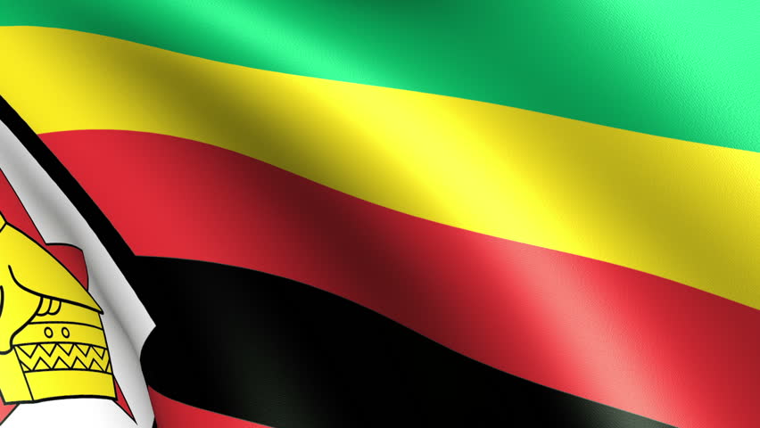 Zimbabwe Flag Waving